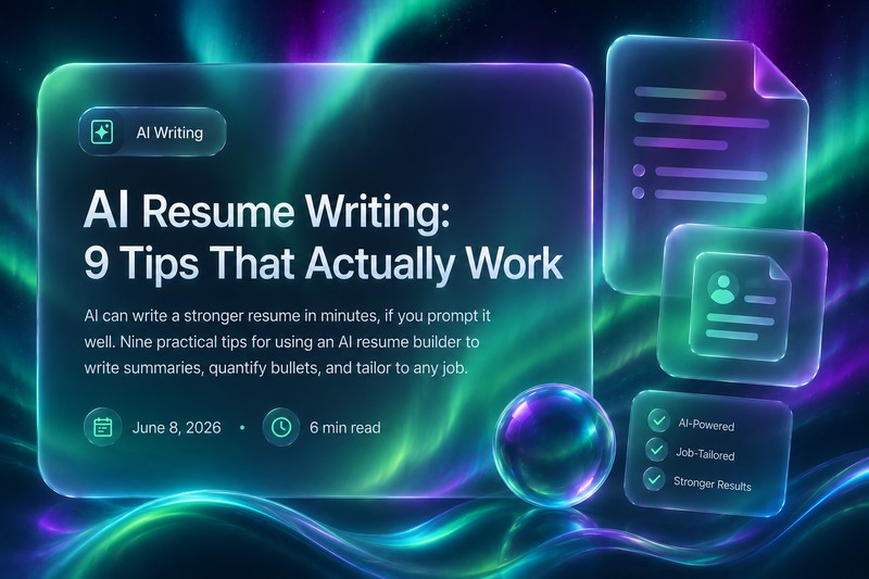 AI Resume Writing: 9 Tips That Actually Work